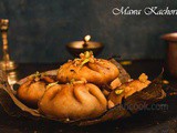 Sweet Kachori Filled With Sweet Khova/Mawa & Nuts Or Sweet Fleky Pastry Stuffed With Milk Solid & Nuts Filling