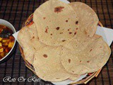 Whole Wheat Indian Flat bread or Roti.Or Ruti Or Chapati