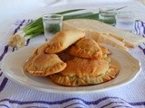 Cheese Pies with Parmesan Cheese and Spring Onions