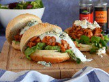 Chicken Sandwich with Barbecue and Roquefort Sauce