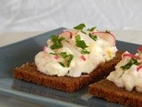 Open Sandwich with Smoked Trout and Eggs