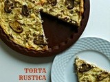 Torta rustica con funghi e speck - mushrooms and speck ham pie