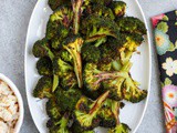 Crispy Roasted Broccoli With Umami Sauce