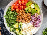 Mediterranean Style Natto Rice Bowl