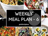 Weekly Meal Plan – Menu 6