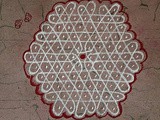 Pulli kolam with dots - Rangoli Kolangal designs with dots images