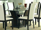 Black Glass Table And Chairs