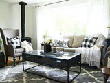 Black White Living Room