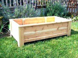 Long Wooden Planter Box