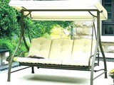Outdoor Swing With Canopy