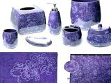 Purple Bathroom Accessories Sets