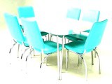Retro Chrome Kitchen Table And Chairs