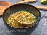 Mutton Kheema Soup / Ground Goat Soup