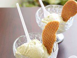 Avocado Ice cream / Eggless Avocado Ice cream