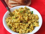 Cauliflower Muttai Podimas / Cauliflower Egg Bhurji
