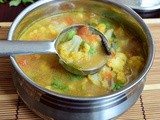 Chettinad Cauliflower Rasam / Cauliflower Soup