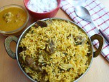 Mutton Biriyani / Mutton Dum Biriyani - Tamilnadu Style