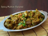 Mutton Varuval / Spicy Mutton Fry (Tamil nadu style)