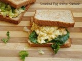 Scrambled Egg Cheese Sandwich - Kids Special Recipe