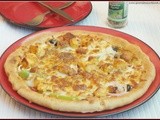 Wheat Paneer Tikka Pizza / Whole Wheat Pizza / Paneer Tikka Piizza / Home Made Pizza