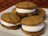 Brown Sugar Oatmeal Whoopie PIes with Maple Marshmallow Filling