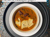 Appalam vatha kuzhambu / papad in tamrind gravy