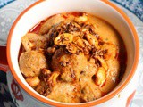 Baby potato soya chunks curry