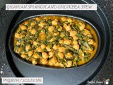 Ghanian spinach chickpea stew