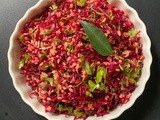 Lentil beet salad / kosambari