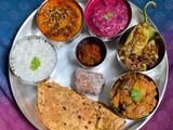 Special thali meal (vegetarian)