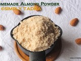 Homemade Almond Powder