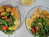 Air Fryer Basil-Parmesan Crusted Salmon