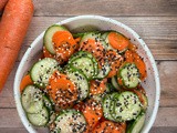 Asian Carrot and Cucumber Salad