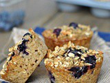 Baked Blueberry Oatmeal Cups