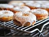 Baked Buttermilk Doughnuts with Lemon Glaze