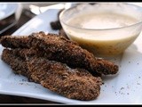 Biggest Loser “Fried” Chicken with Homemade Honey Mustard Dipping Sauce + Weekly Menu