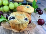 Blueberry Cottage Cheese Muffins