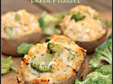 Broccoli and Cheddar-Stuffed Baked Potatoes