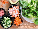 California Roll Lettuce Roll-Ups