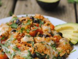 Chicken Burrito Skillet + Weekly Menu