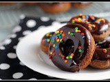 Chocolate Glazed Baked Chocolate Donuts (& a donut pan giveaway!) + Weekly Menu