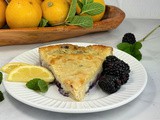 Lemon Blueberry Cottage Cheese Bake