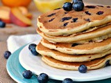 Lemon Blueberry Pancakes + Weekly Menu