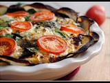 Meatless Monday & An “eb Mine” Brunch + Giveaway: Goat Cheese, Spinach, and Tomato Quiche