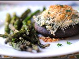 Meatless Monday: Spinach and Artichoke Stuffed Portobellos + Weekly Menu