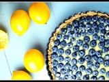 Meyer Lemon Blueberry Tart