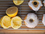 Meyer Lemon Iced Baked Donuts