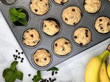 Mini Chocolate Chip Banana Muffins