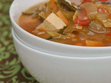 Nine Vegetable Hot and Sour Soup + Weekly Menu