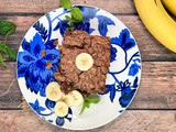 Nutella and Peanut Butter Baked Oatmeal